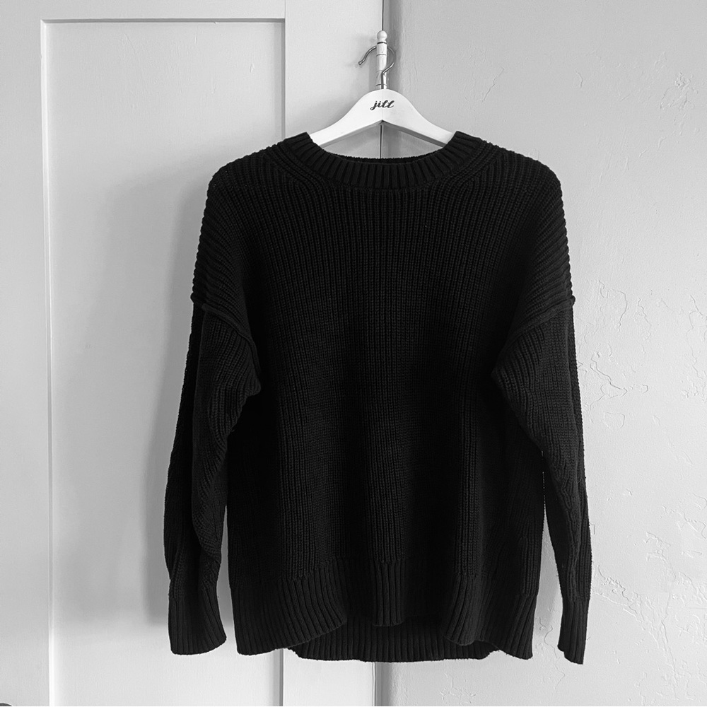 🤍 euc | ae | cozy chunky 100% cotton sweater